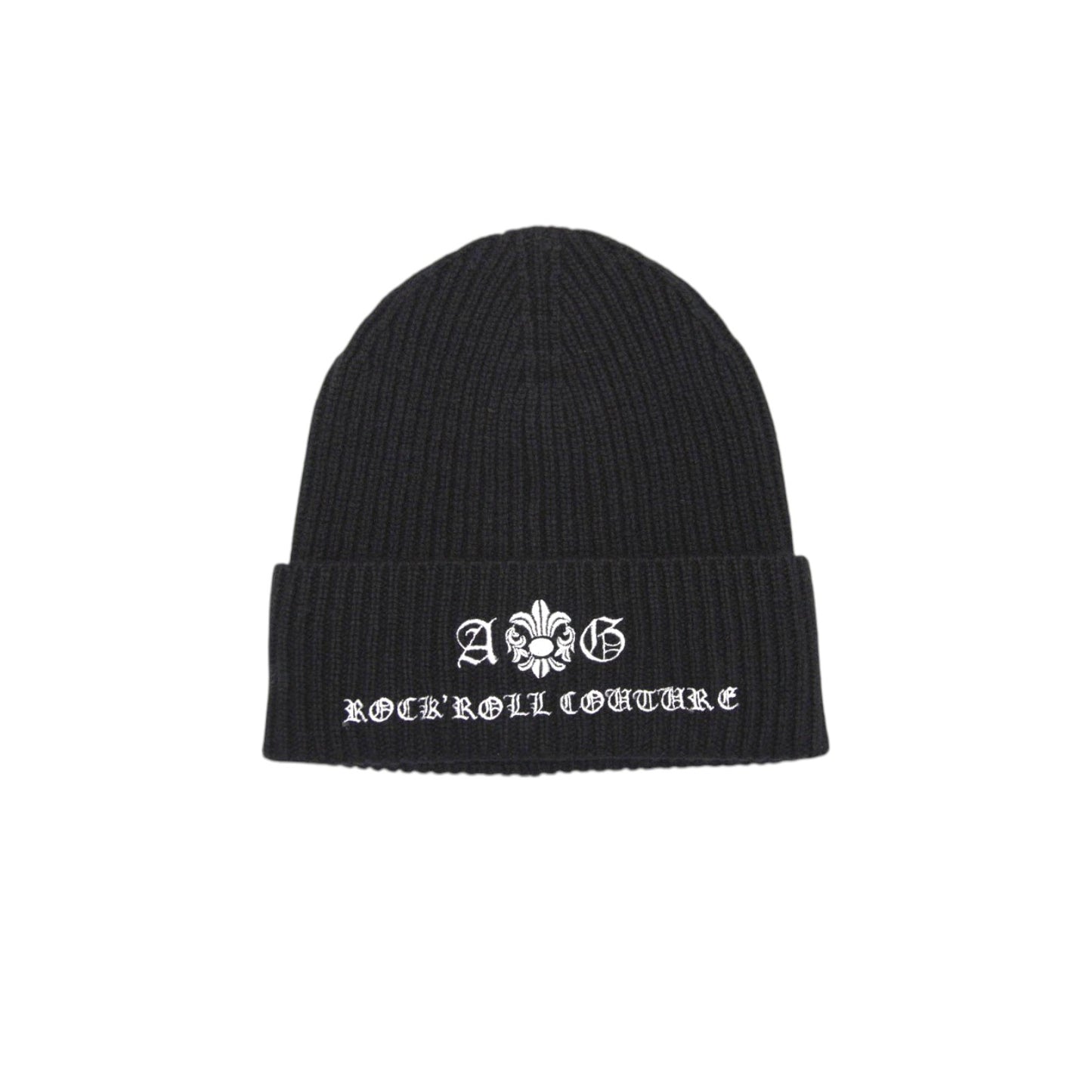 A&G Rock N' Roll Couture Cashmere Classic Logo Beanie