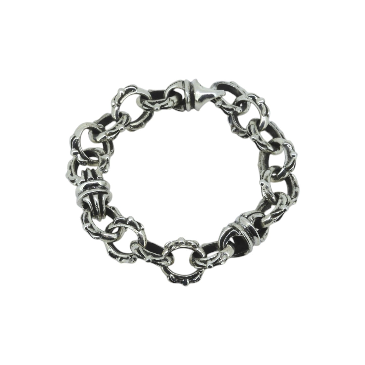 A&G Rock N' Roll' Oval Cross Bracelet