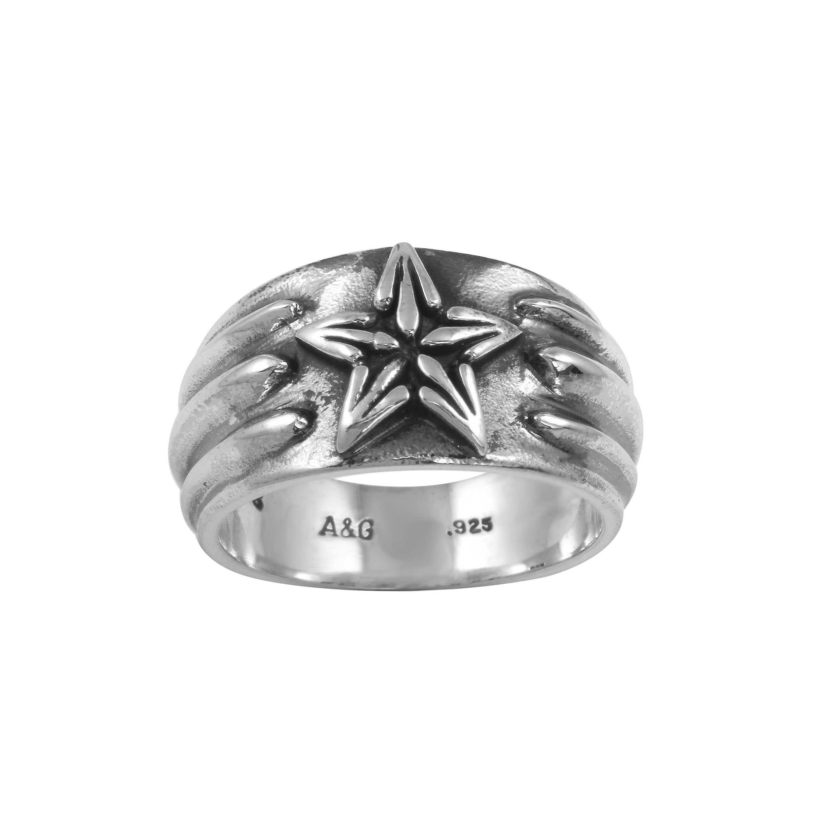 Star Sterling Silver Ring – A&G Rock