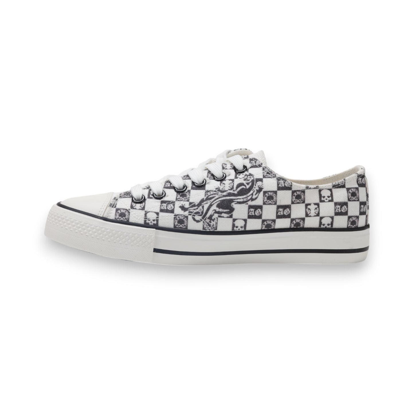 A&G Rock N' Roll Couture Checkerboard Sneaker