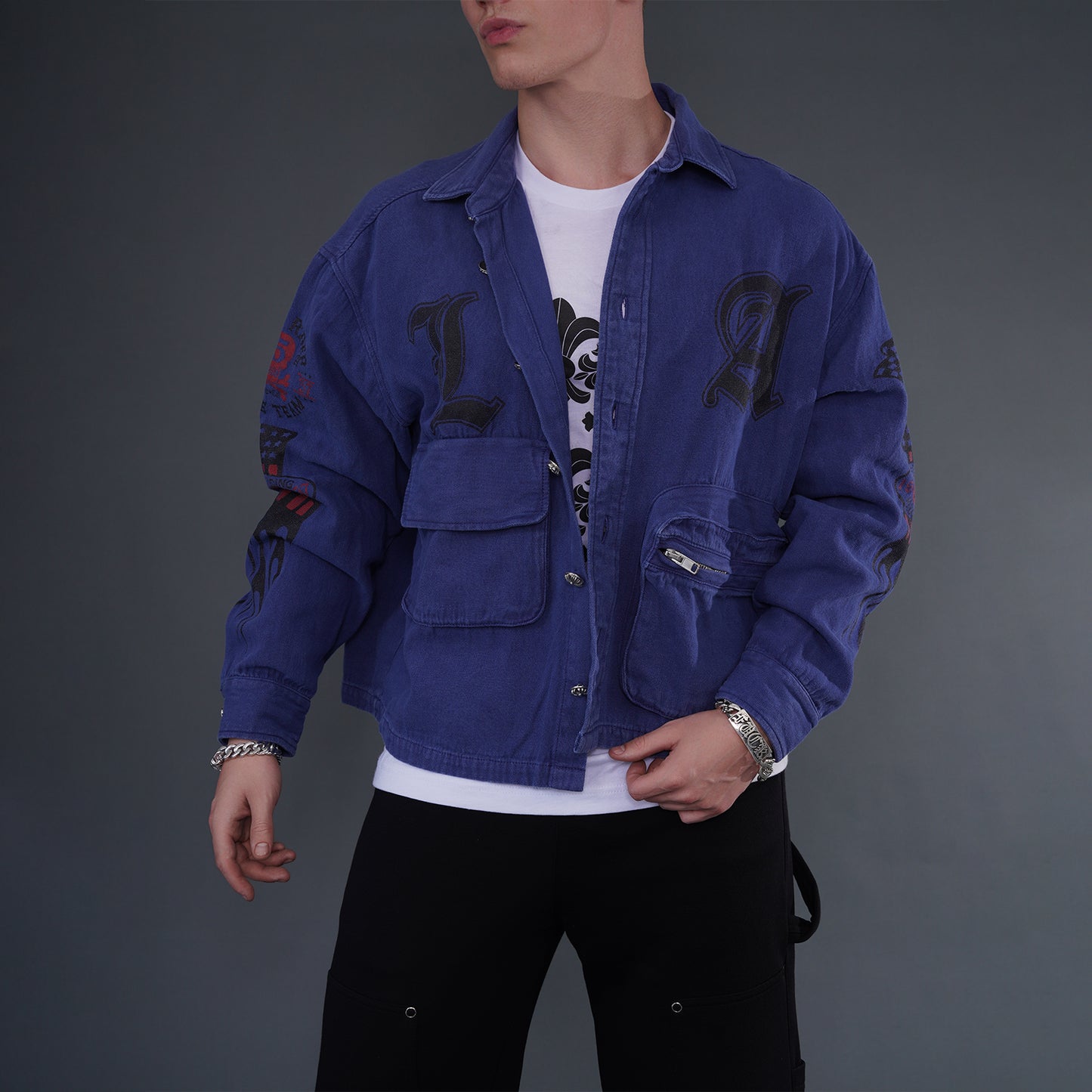 A&G Denim Indigo Shirt Jacket