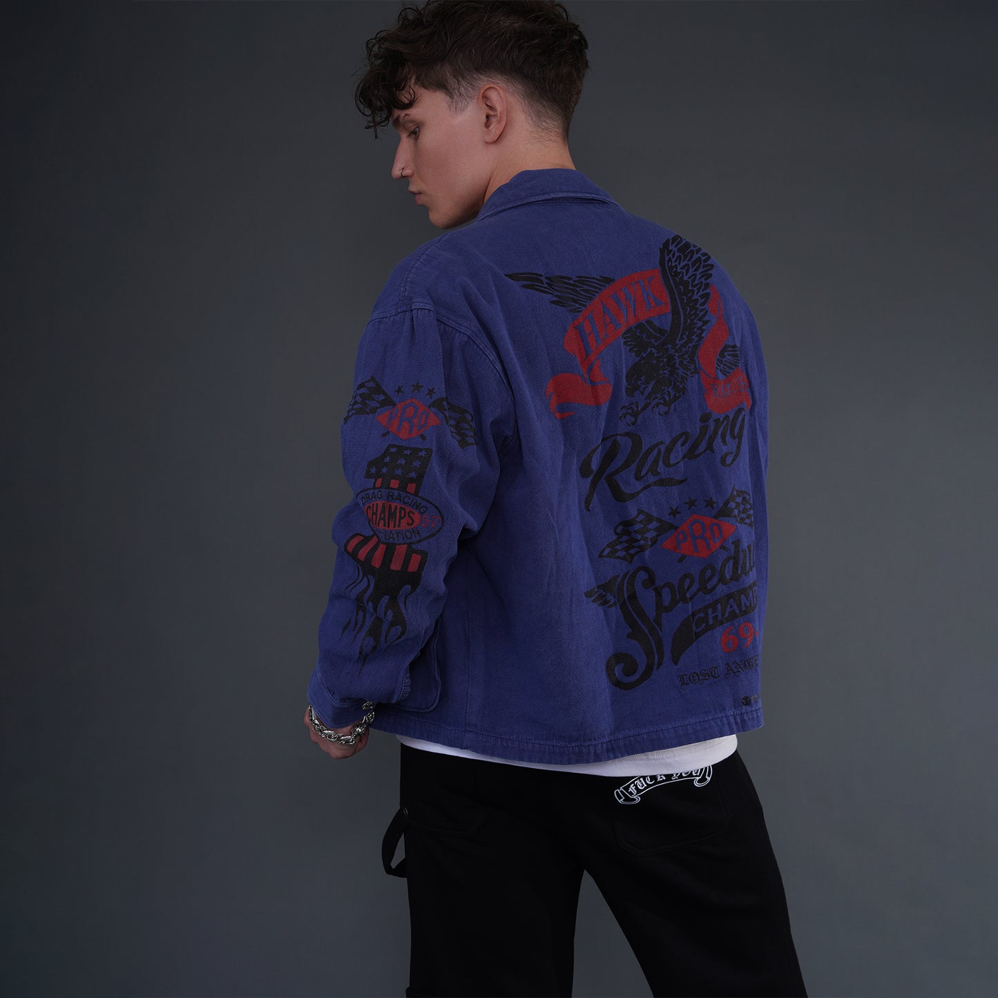 A&G Denim Indigo Shirt Jacket