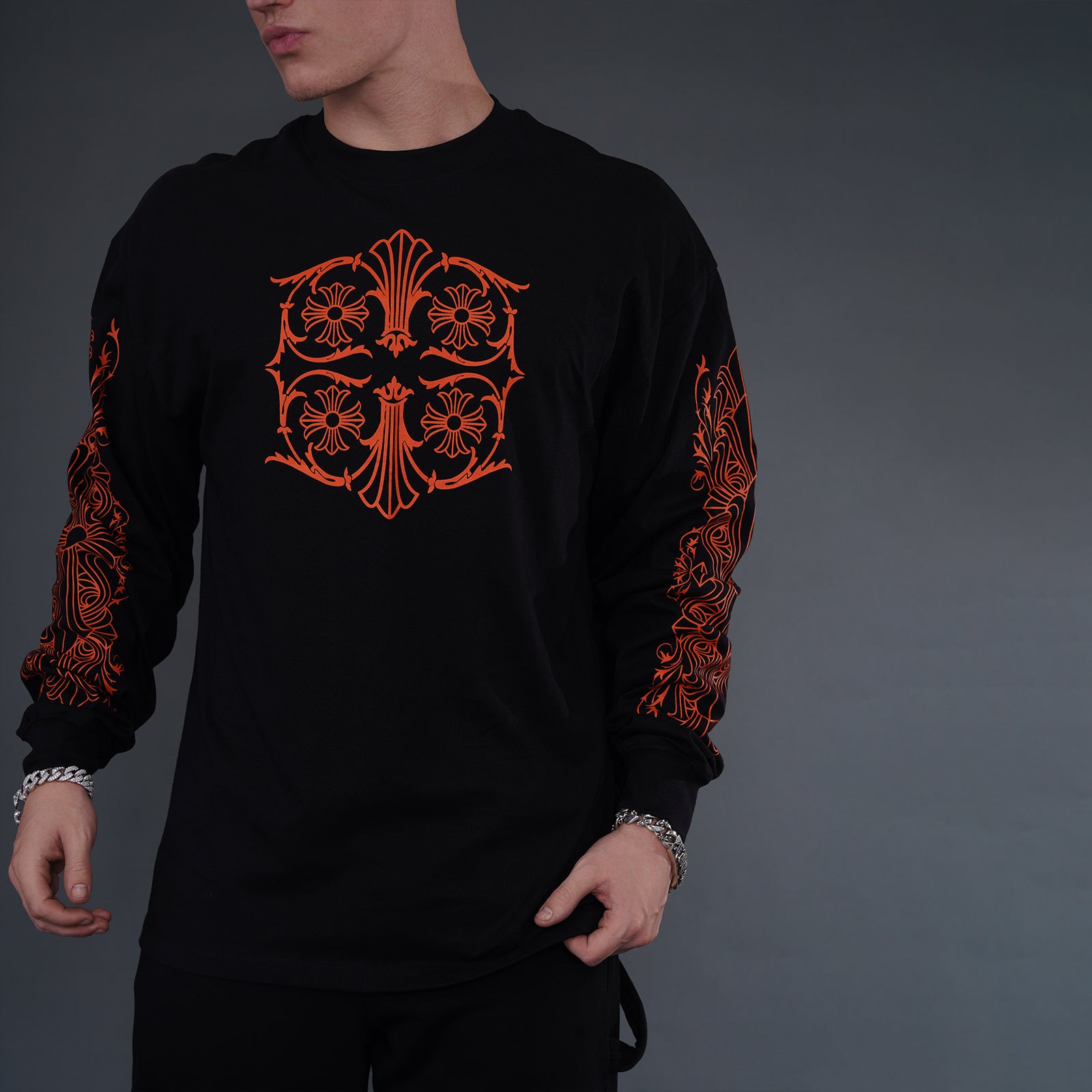 A&G Long Sleeve Tee-shirt Classic Fleur de Lis