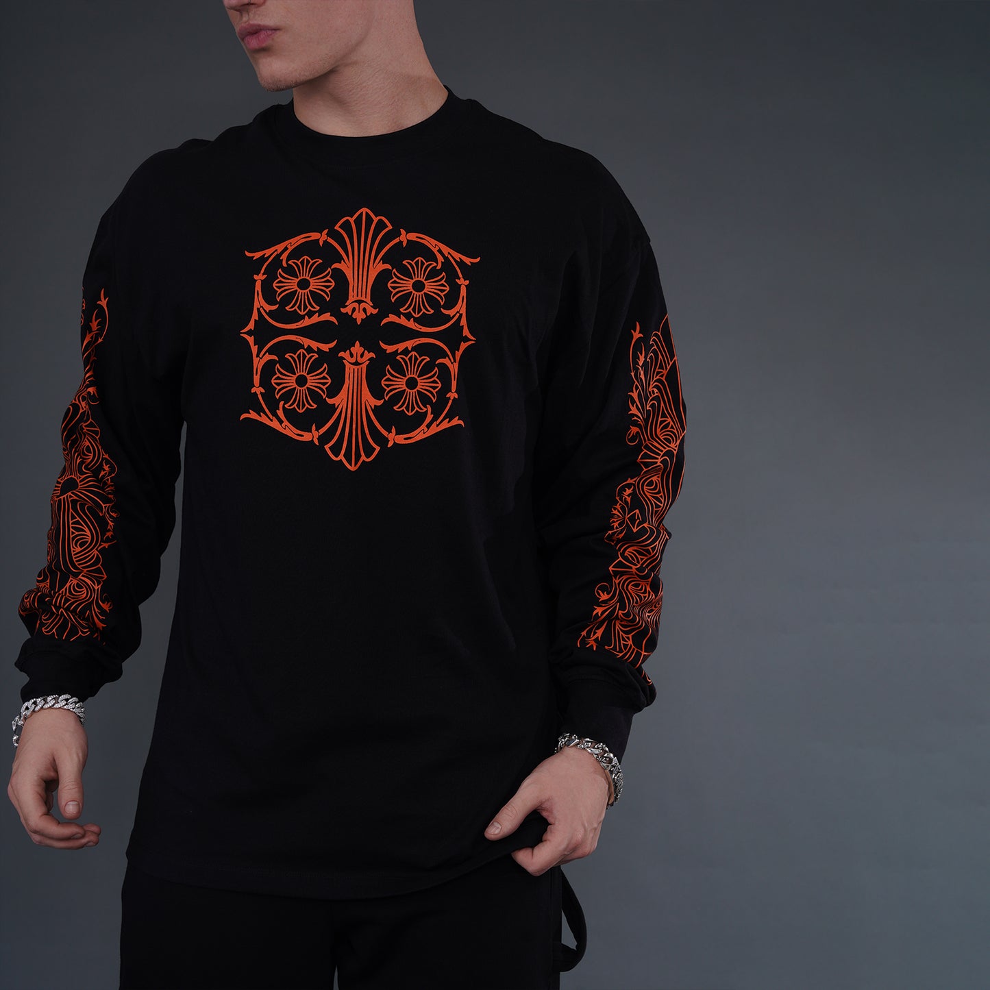 A&G Long Sleeve Tee-shirt Classic Fleur de Lis