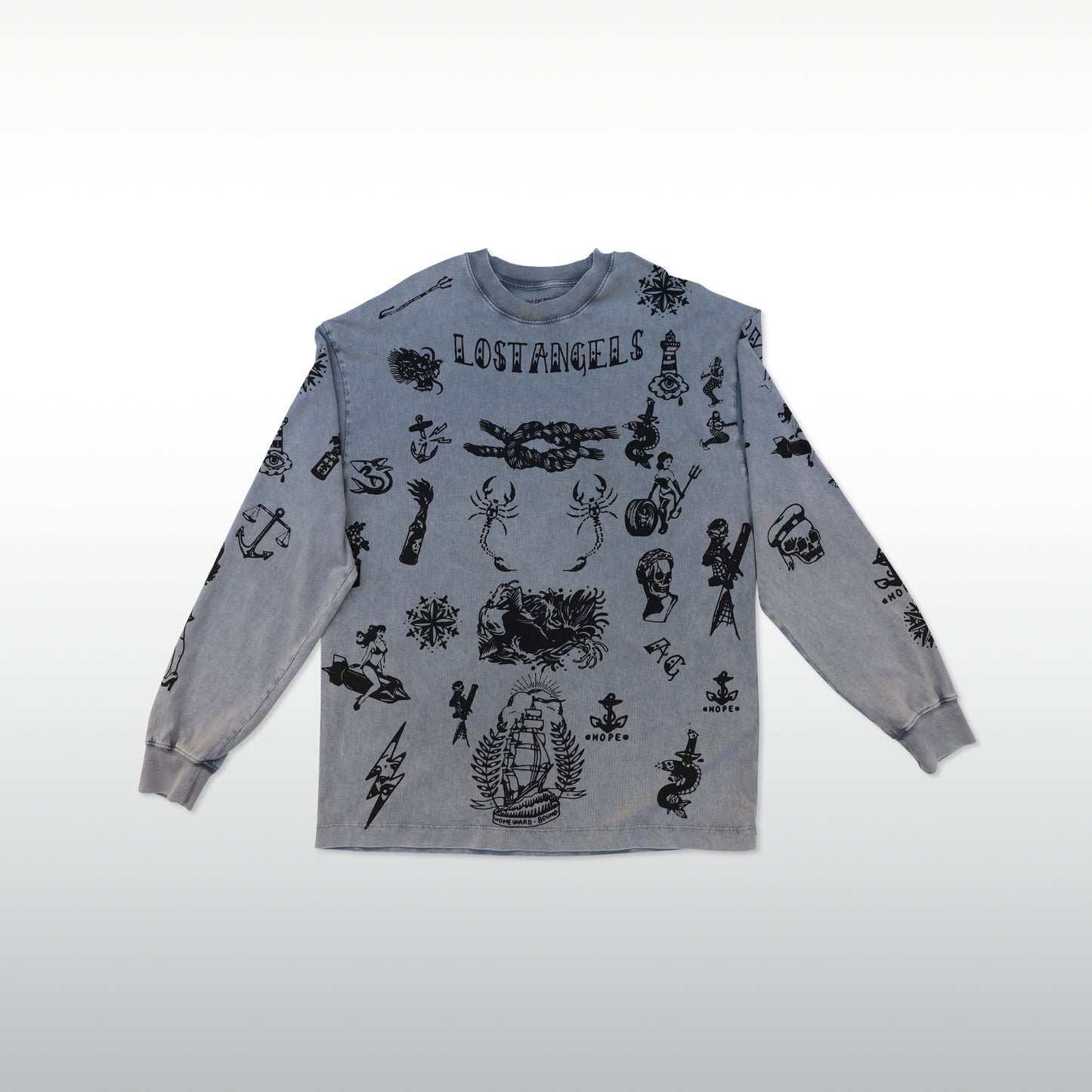 A&G Long Sleeve Tee-shirt Vintage Tattoos