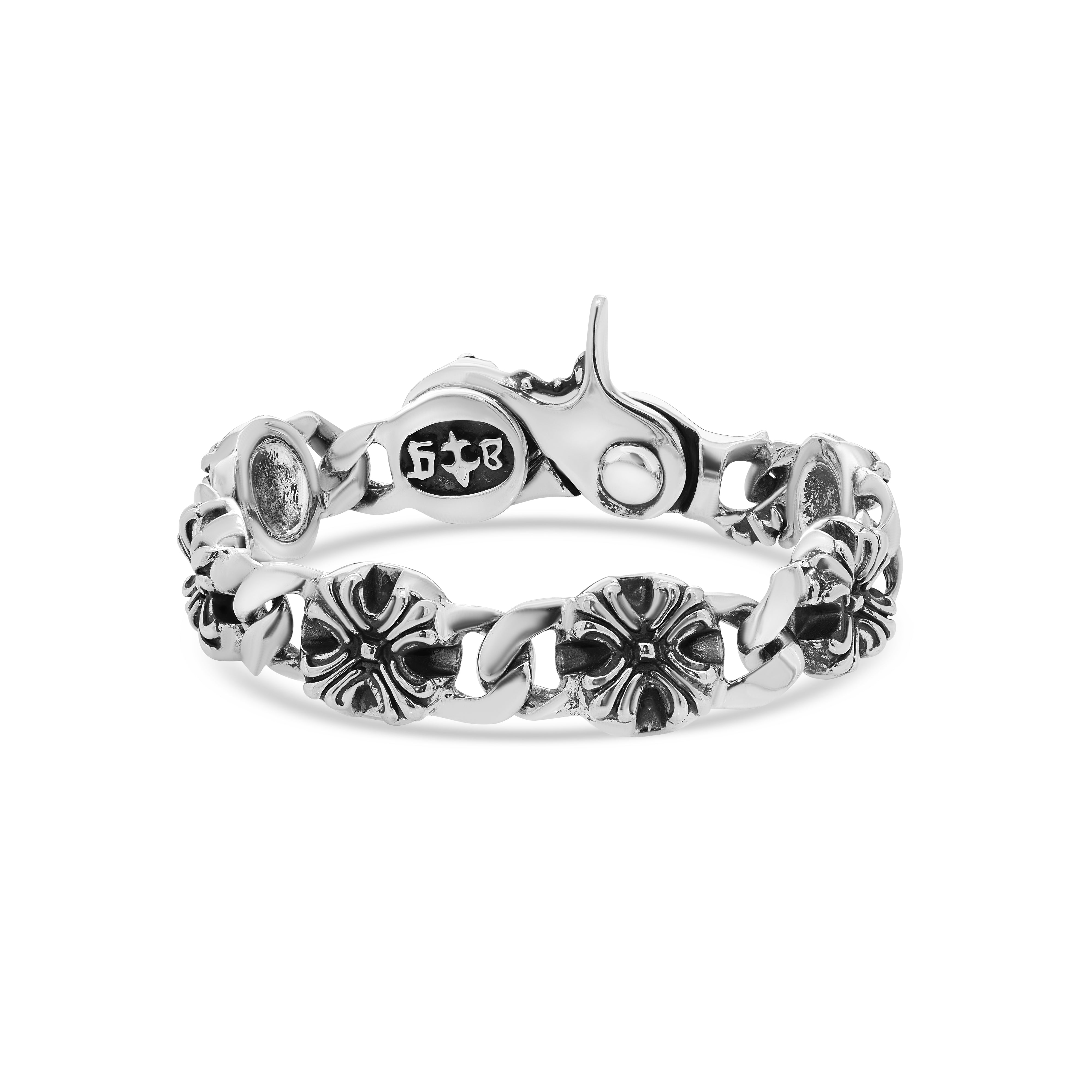 FDL Links Sterling Silver Miami Cuban Chain Bracelet-1