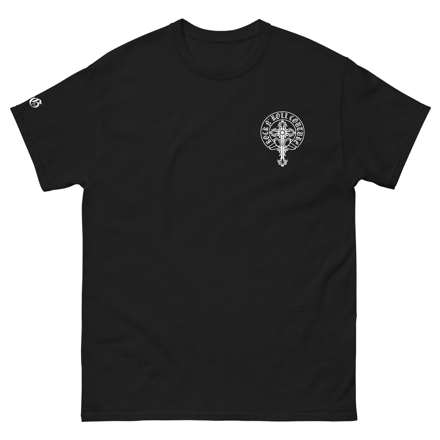 A&G Rock N Roll Couture Long Tribal Cross Tee