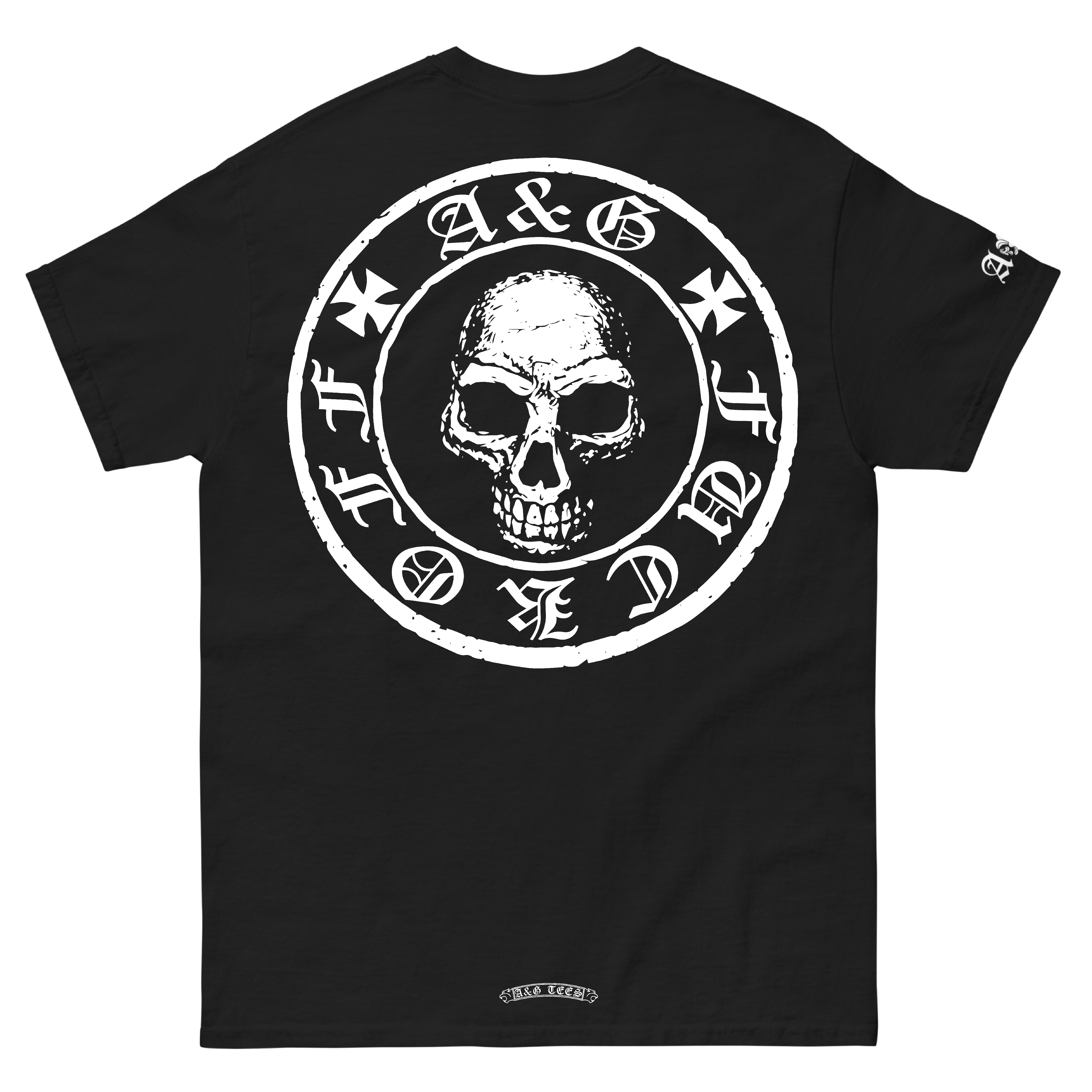 A&G Rock N Roll Couture F*ck Off Skull Tee