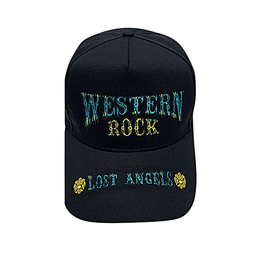 A&G Western Rock Baseball Cap - Black/White