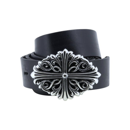 A&G Rock N' Roll Diamond Shape Cross Belt Buckle