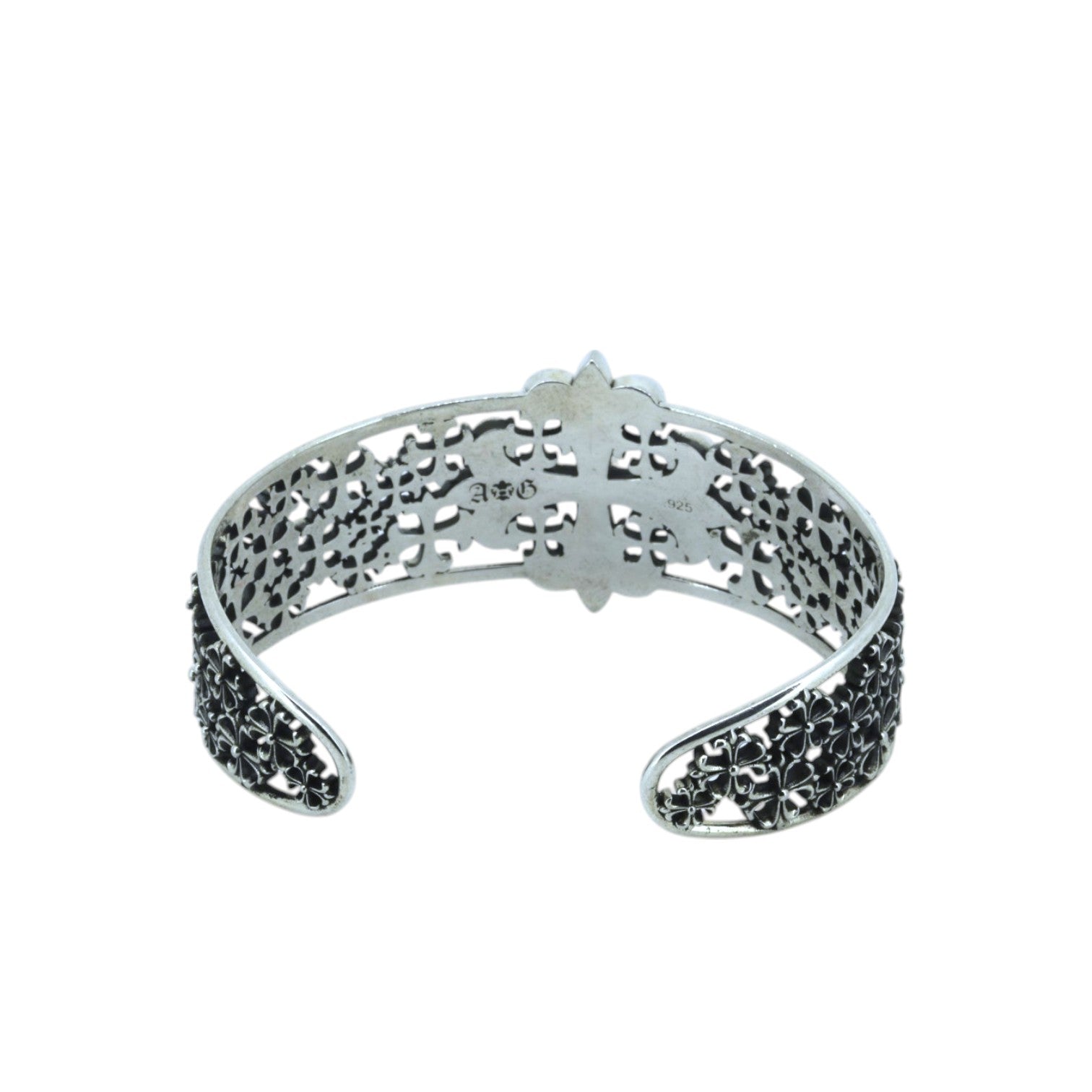 A&G Rock N' Roll Multi-Cross Diamond Bangle-2