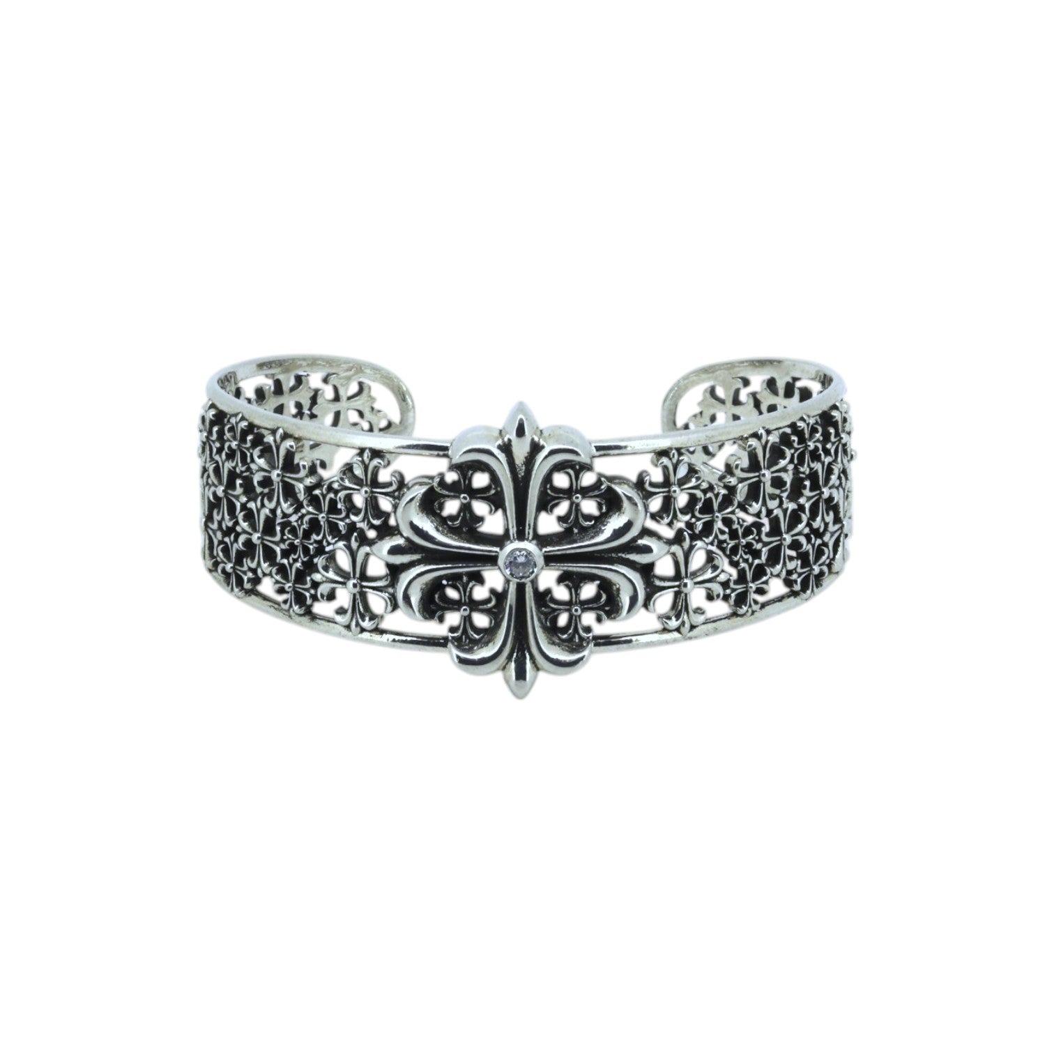 A&G Rock N' Roll Multi-Cross Diamond Bangle