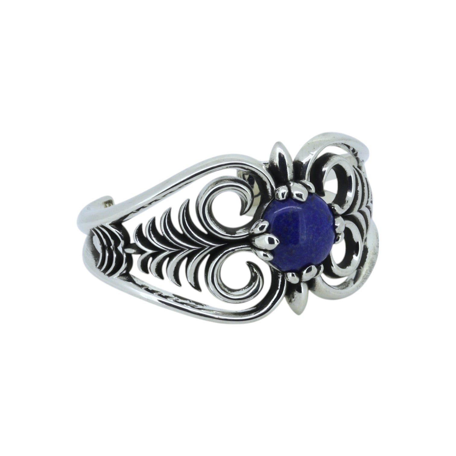 A&G Rock N' Roll Floral Lapis Bangle