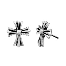 Load image into Gallery viewer, a&amp;g-rock-sterling-silver-cross-earring
