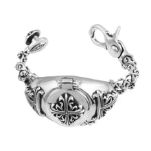 Load image into Gallery viewer, a&amp;g-rock-celtic-cross-sterling-silver-watchband
