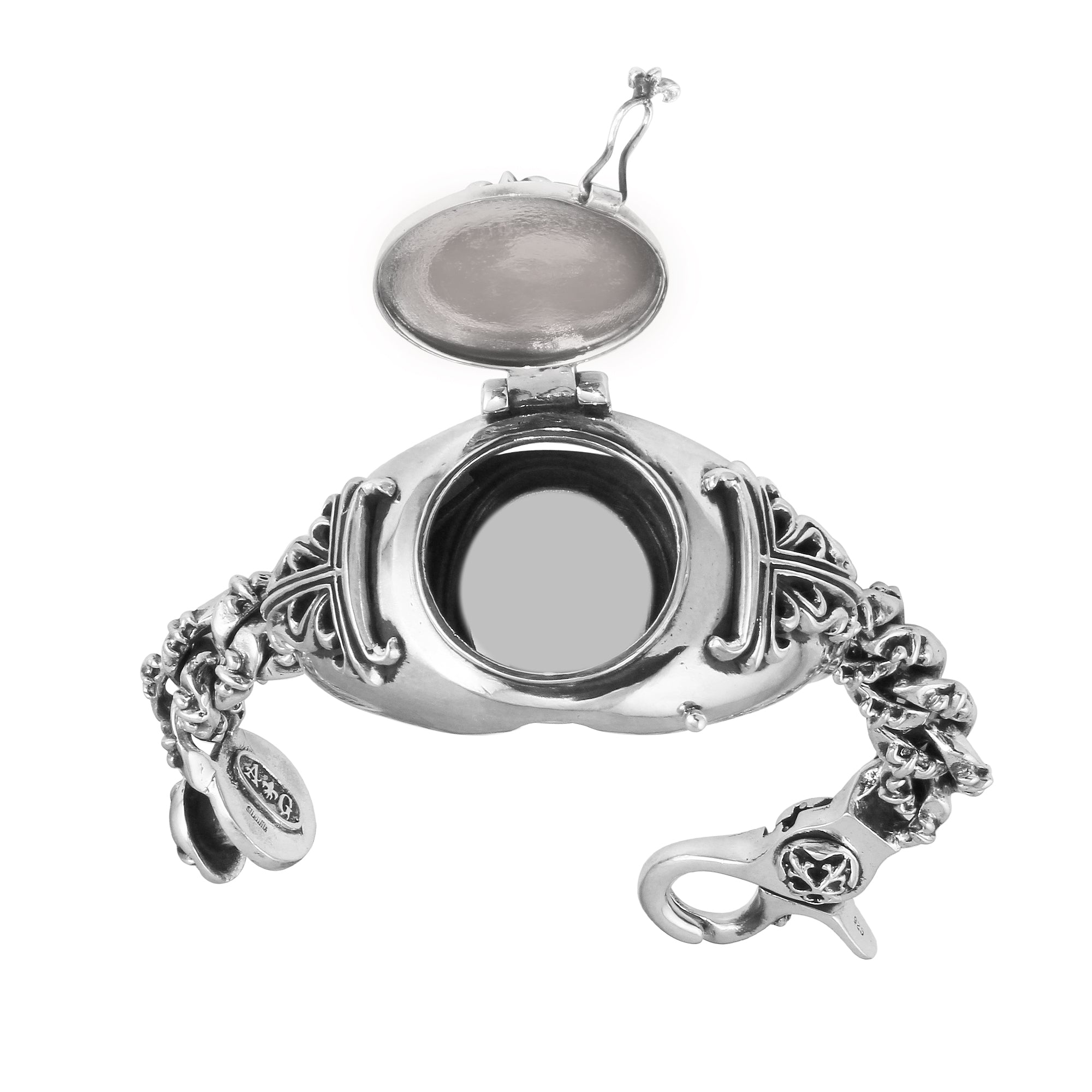 a&g-rock-celtic-cross-sterling-silver-watchband-open