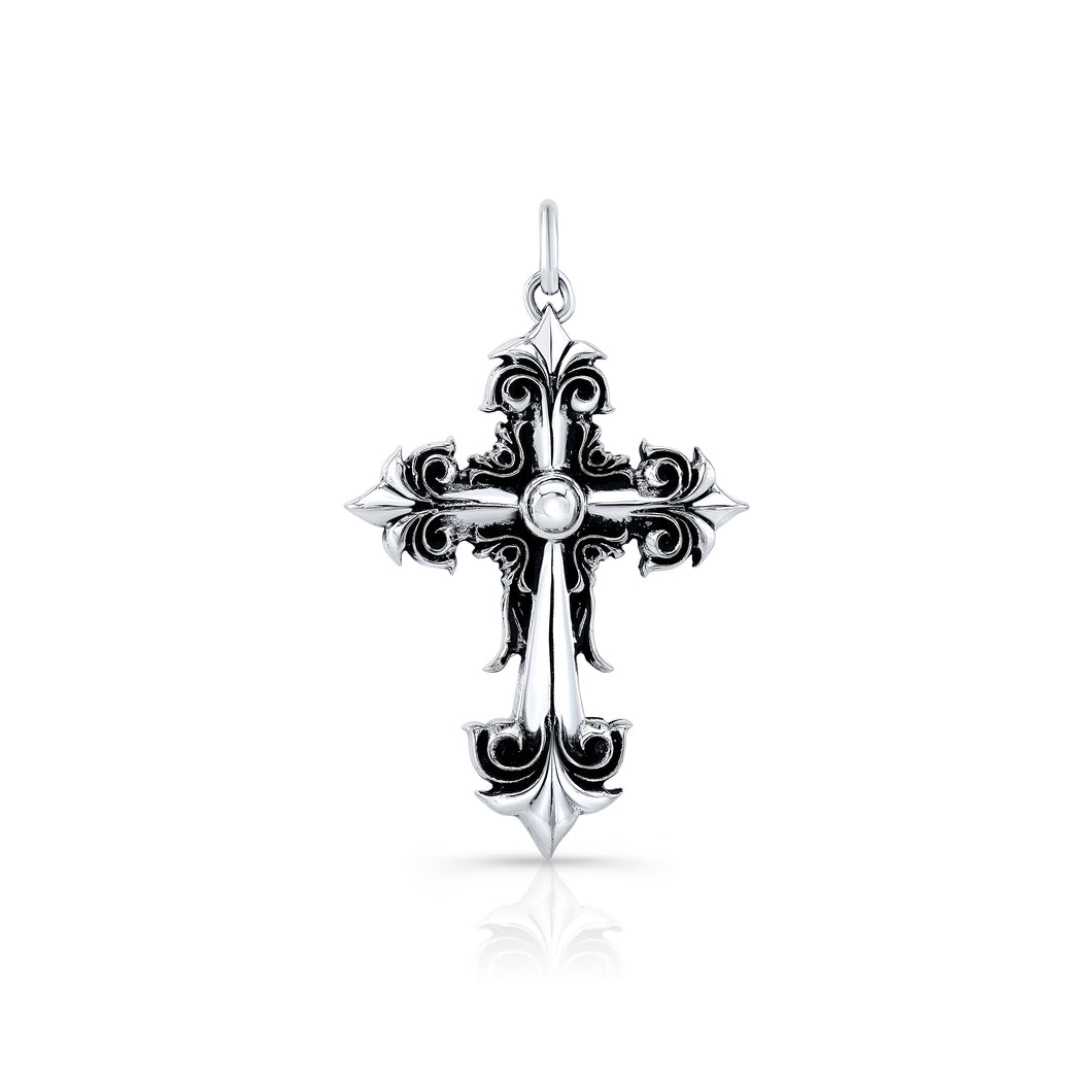 Arrow Cross Sterling Silver Pendant