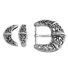 Load image into Gallery viewer, a&amp;g-rock-three-piece-sterling-silver-belt-buckle
