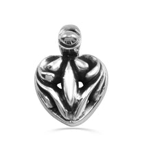 Load image into Gallery viewer, a&amp;g-rock-patterned-medium-heart-pendant
