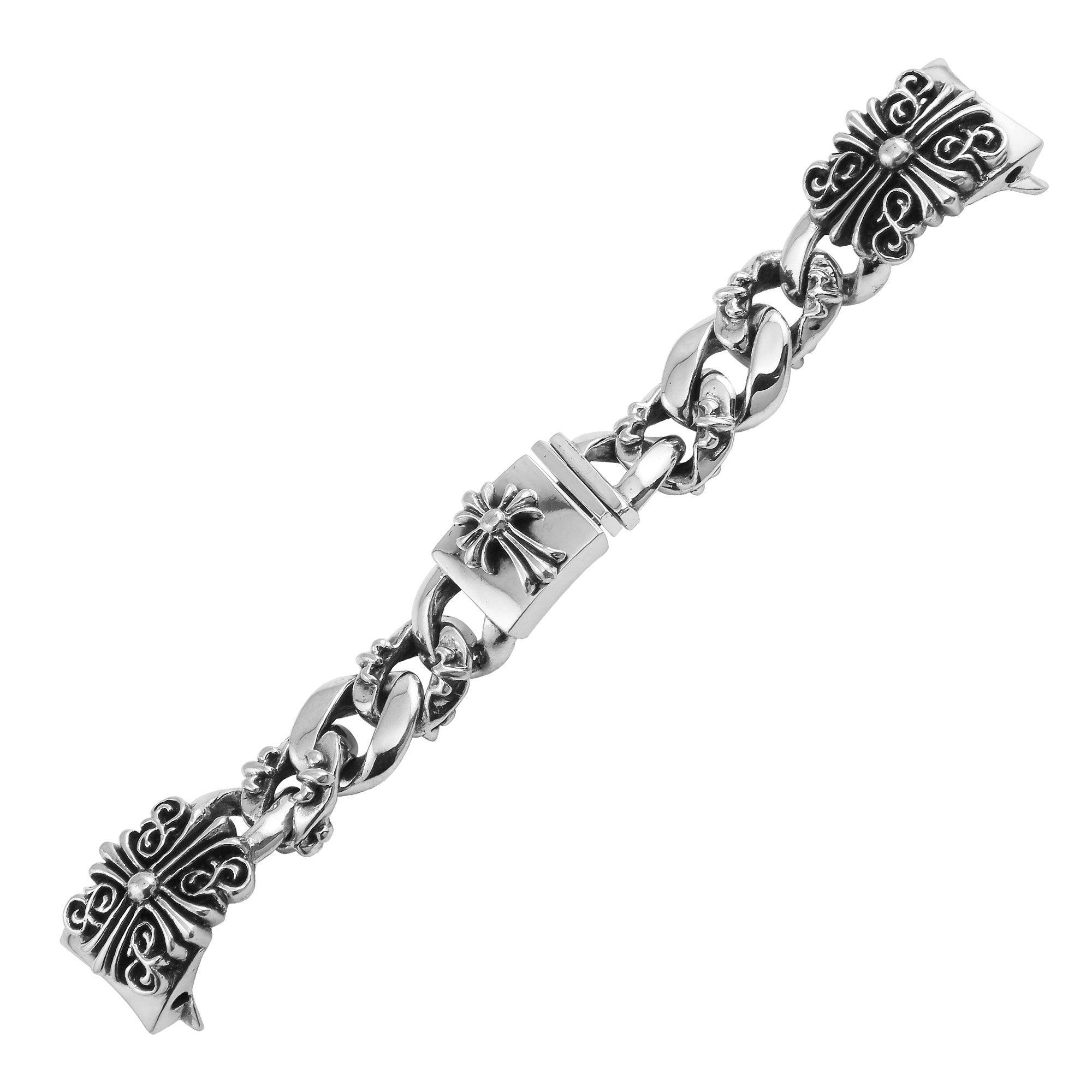 a&g-rock-cross-sterling-silver-watchband-clasp