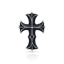 Load image into Gallery viewer, a&amp;g-rock-black-cross-pendant
