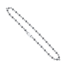 Load image into Gallery viewer, Small Cross Link Sterling Silver Chain Necklace
