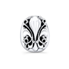 Load image into Gallery viewer, Fleur de Lis Battle Sterling Silver Ring
