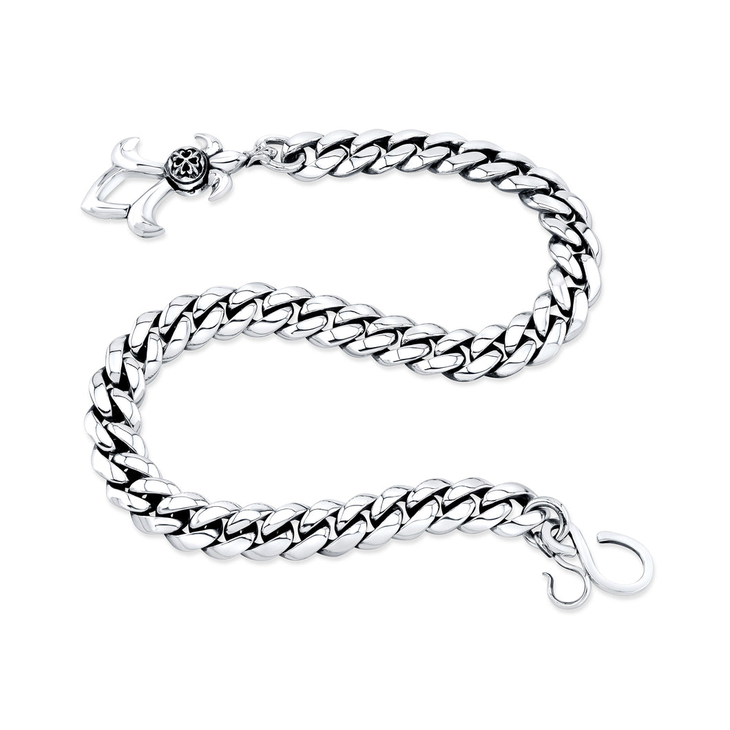 FDL Cuban Sterling Silver Wallet Chain