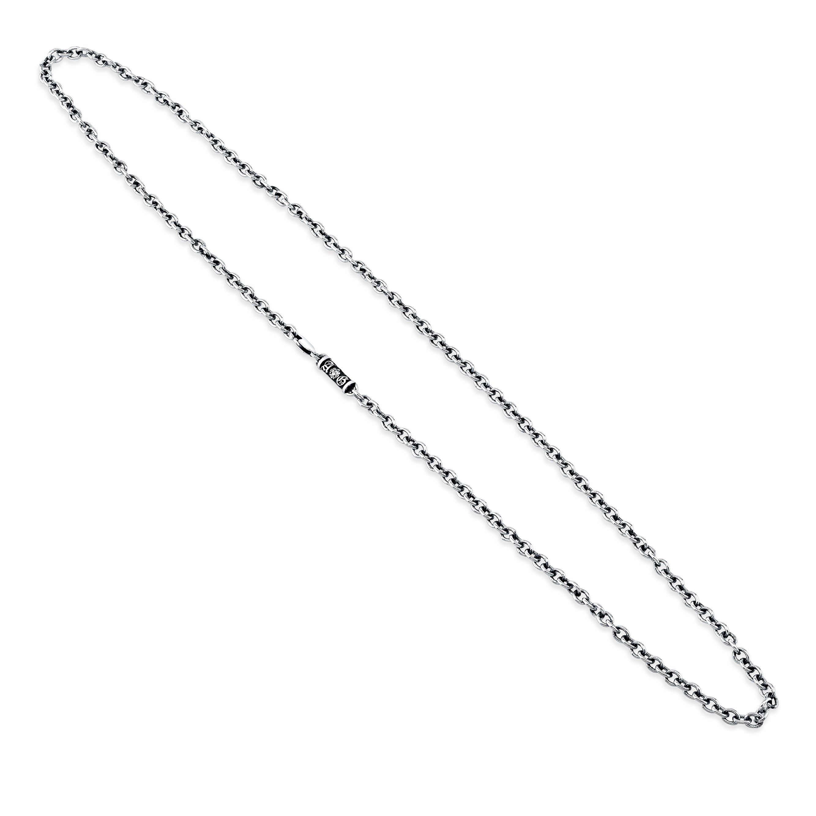 A&G Rock Logo Cable Chain Necklace-1