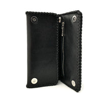 Load image into Gallery viewer, Cross Design Long Leather Wallet
