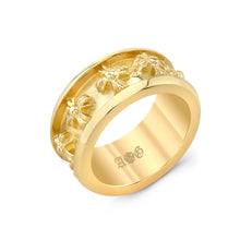 Load image into Gallery viewer, Multi Cross Band 14K Yellow Gold
