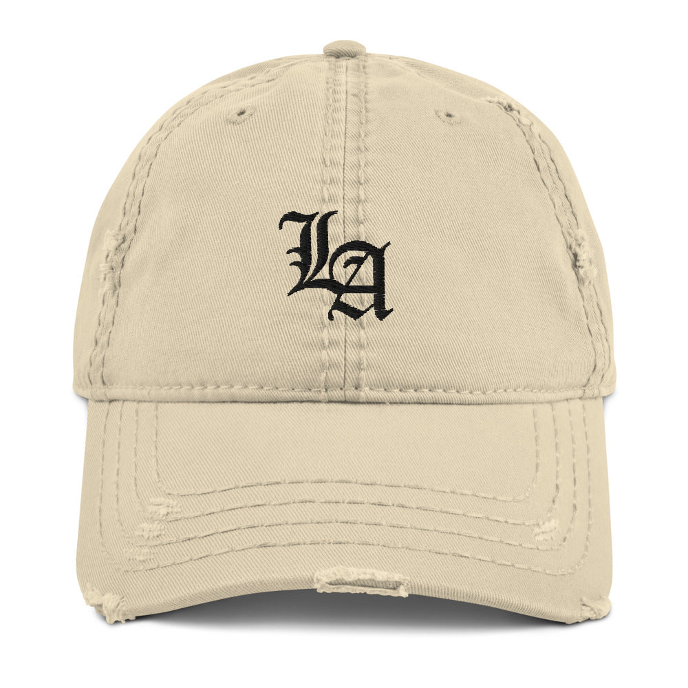 Distressed LA Hat