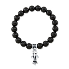 Load image into Gallery viewer, A&amp;G Black Onyx Silky Bead Bracelet 
