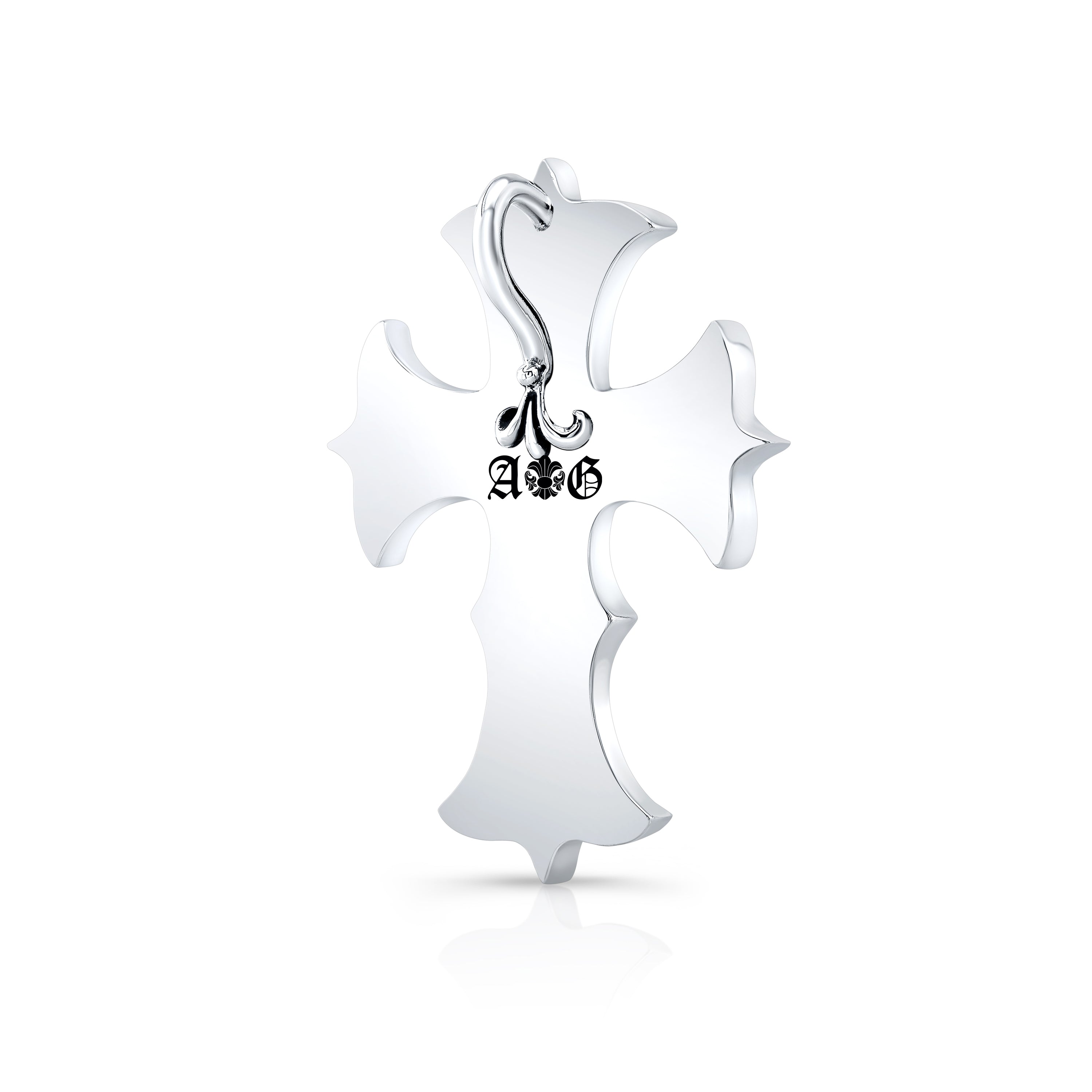 Black Cross Sterling Silver Pendant-2