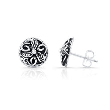 Load image into Gallery viewer, Round Patterned Earring
