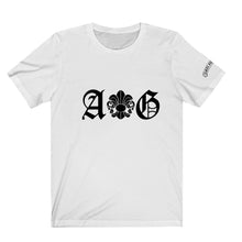 Load image into Gallery viewer, A&amp;G White Unisex T-Shirt
