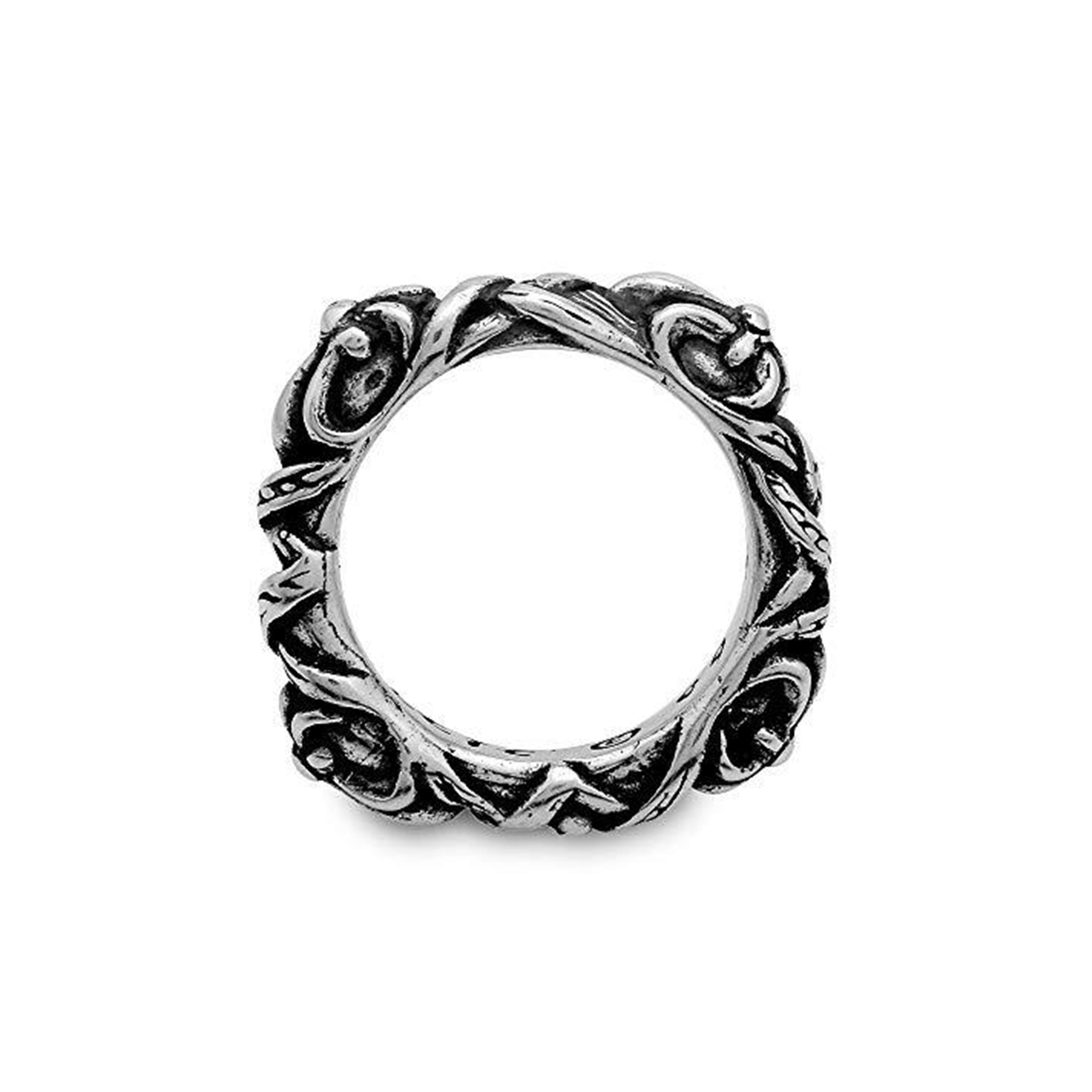 Celtic Braided Sterling Silver Band Ring-2