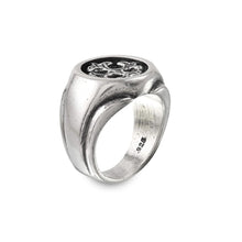 Load image into Gallery viewer, Cross Insert Sterling Silver Ring
